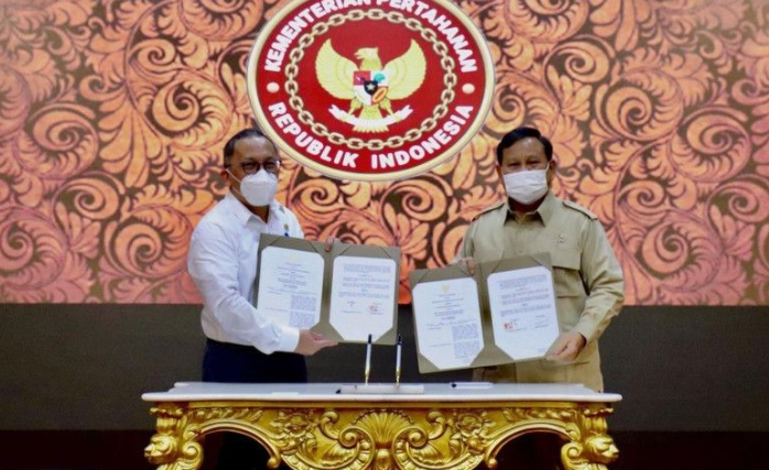 Kemenhan dan BRIN Teken Kerja Sama Riset Bidang Pertahanan